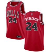 Nike Chicago Bulls #24 Lauri Markkanen Red Women's NBA Swingman Icon Edition Jersey