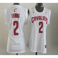 Cleveland Cavaliers #2 Kyrie Irving White Fashion Women's Stitched NBA Jersey