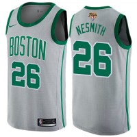 Nike Boston Celtics #26 Aaron Nesmith Gray Women's 2022 NBA Finals Swingman City Edition Jersey