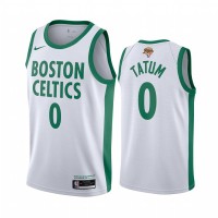 Boston Boston Celtics #0 Jayson Tatum White Swingman Women's 2022 NBA Finals City Edition Jersey