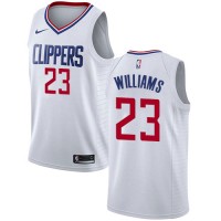 Nike Los Angeles Clippers #23 Louis Williams White Women's NBA Swingman Association Edition Jersey