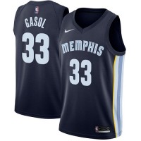 Nike Memphis Grizzlies #33 Marc Gasol Navy Blue Women's NBA Swingman Icon Edition Jersey