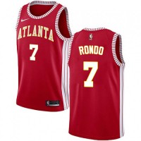 Nike Atlanta Hawks #7 Rajon Rondo Red Women's NBA Swingman Statement Edition Jersey