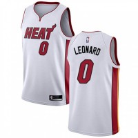 Nike Miami Heat #0 Meyers Leonard White Women's NBA Swingman Association Edition Jersey