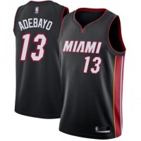 Nike Miami Heat #13 Bam Adebayo Black Women's NBA Swingman Icon Edition Jersey
