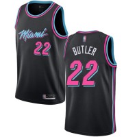 Nike Miami Heat #22 Jimmy Butler Black Women's NBA Swingman City Edition 2018/19 Jersey