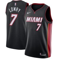 Nike Miami Heat #7 Kyle Lowry Women's Black NBA Swingman Icon Edition Jersey