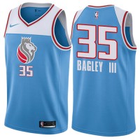 Nike Sacramento Kings #35 Marvin Bagley III Blue Women's NBA Swingman City Edition Jersey