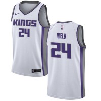 Nike Sacramento Kings #24 Buddy Hield White Women's NBA Swingman Association Edition Jersey
