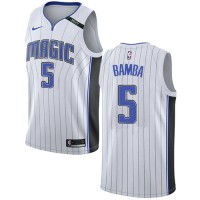 Nike Orlando Magic #5 Mohamed Bamba White Women's NBA Swingman Association Edition Jersey