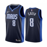 Dallas Dallas Mavericks #8 Josh Green Navy Women's NBA Swingman 2020-21 Earned Edition Jersey