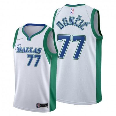 Dallas Dallas Mavericks #77 Luka Doncic Women's 2021-22 City Edition White NBA Jersey