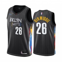 NikeBrooklyn Nets #26 Spencer Dinwiddie Black Women's NBA Swingman 2020-21 City Edition Jersey