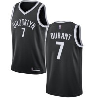 NikeBrooklyn Nets #7 Kevin Durant Black Women's NBA Swingman Icon Edition Jersey