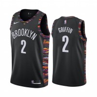NikeBrooklyn Nets #2 Blake Griffin Black Women's NBA Swingman City Edition 2018/19 Jersey