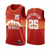 Nike Denver Nuggets #25 Isaiah Hartenstein Red Women's NBA Swingman 2020-21 City Edition Jersey
