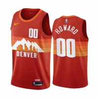 Nike Denver Nuggets #00 Markus Howard Red Women's NBA Swingman 2020-21 City Edition Jersey