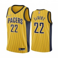 Indiana Indiana Pacers #22 Caris LeVert Gold Women's NBA Swingman 2020-21 Earned Edition Jersey