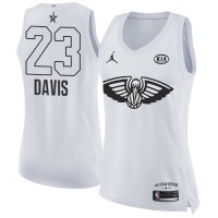Nike New Orleans Pelicans #23 Anthony Davis White Women's NBA Jordan Swingman 2018 All-Star Game Jersey