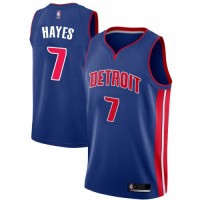 Nike Detroit Pistons #7 Killian Hayes Blue Women's NBA Swingman Icon Edition Jersey