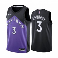 Toronto Toronto Raptors #3 OG Anunoby Purple Women's NBA Swingman 2020-21 Earned Edition Jersey