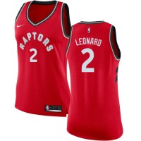 Nike Toronto Raptors #2 Kawhi Leonard Red Women's NBA Swingman Icon Edition Jersey