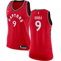 Nike Toronto Raptors #9 Serge Ibaka Red Women's NBA Swingman Icon Edition Jersey