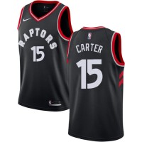 Nike Toronto Raptors #15 Vince Carter Black Women's NBA Swingman Statement Edition Jersey