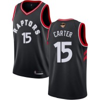 Nike Toronto Raptors #15 Vince Carter Black 2019 Finals Bound Women's NBA Swingman Statement Edition Jersey