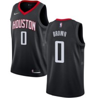 Nike Houston Rockets #0 Sterling Brown Black Women's NBA Swingman Statement Edition Jersey
