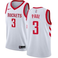 Nike Houston Rockets #3 Chris Paul White Women's NBA Swingman Association Edition Jersey
