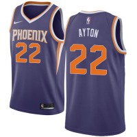Nike Phoenix Suns #22 Deandre Ayton Purple Women's NBA Swingman Icon Edition Jersey