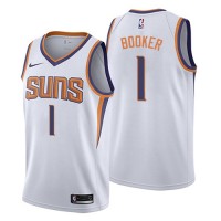 Nike Phoenix Suns #1 Devin Booker White Women's NBA Swingman Association Edition Jersey