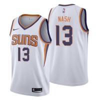 Nike Phoenix Suns #13 Steve Nash White Women's NBA Swingman Association Edition Jersey