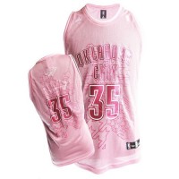Oklahoma City Thunder #35 Kevin Durant Pink Fashion Women's Stitched NBA Jersey