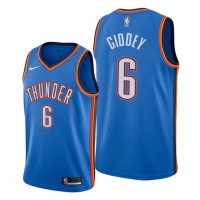 Oklahoma City Oklahoma City Thunder #6 Josh Giddey Women's Blue NBA Swingman Icon Edition Jersey