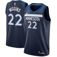 Nike Minnesota Timberwolves #22 Andrew Wiggins Navy Blue Women's NBA Swingman Icon Edition Jersey