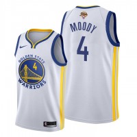 Nike Golden State Warriors #4 Moses Moody White Women's 2022 NBA Finals Swingman Association Edition Jersey