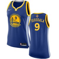 Nike Golden State Warriors #9 Andre Iguodala Blue Women's 2022 NBA Finals Swingman Icon Edition Jersey