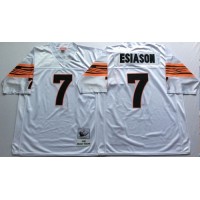 Mitchell And Ness Cincinnati Bengals #7 Boomer Esiason White Throwback Stitched NFL Jersey