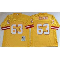 Mitchell And Ness Tampa Bay Buccaneers #63 Lee Roy Selmon Gold Throwback Stitched NFL Jersey
