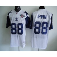 Mitchell & Ness Dallas Cowboys #88 Michael Irvin White Throwback Stitched NFL Jersey