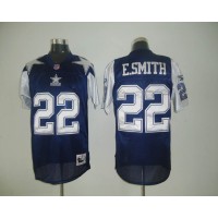 Mitchell & Ness Dallas Cowboys #22 Emmitt Smith Blue/White Stitched Throwback NFL Jersey