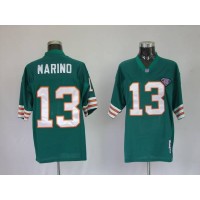 Mitchell and Ness Miami Dolphins 1984 Dan Marino #13 Green Stitched Team Color NFL Jersey