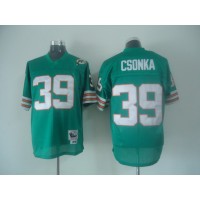 Mitchell And Ness Miami Dolphins #39 Larry Csonka Green Stitched NFL Jersey