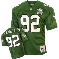 Mitchell&Ness Philadelphia Eagles #92 Reggie White Green Stitched Throwback NFL Jersey