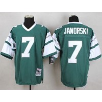 Mitchell And Ness Philadelphia Eagles #7 Ron Jaworski Green Stitched Throwback NFL Jersey