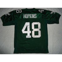 Mitchell And Ness Philadelphia Eagles #48 Wes Hopkins Green Stitched Throwback NFL Jersey