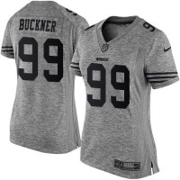 Nike San Francisco 49ers #99 DeForest Buckner Gray Women's Stitched NFL Limited Gridiron Gray Jersey