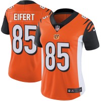 Nike Cincinnati Bengals #85 Tyler Eifert Orange Alternate Women's Stitched NFL Vapor Untouchable Limited Jersey